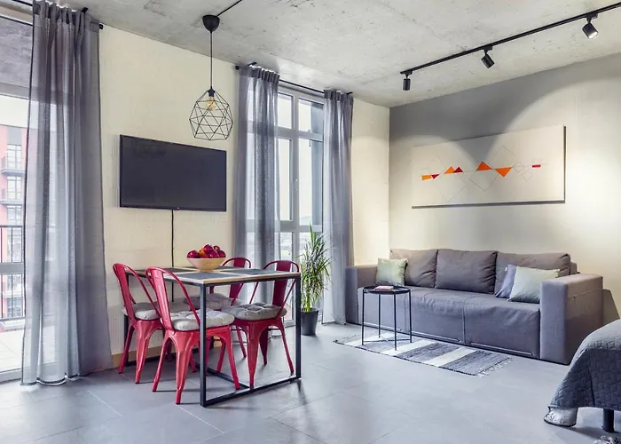 Sky Loft Lägenhet Lviv